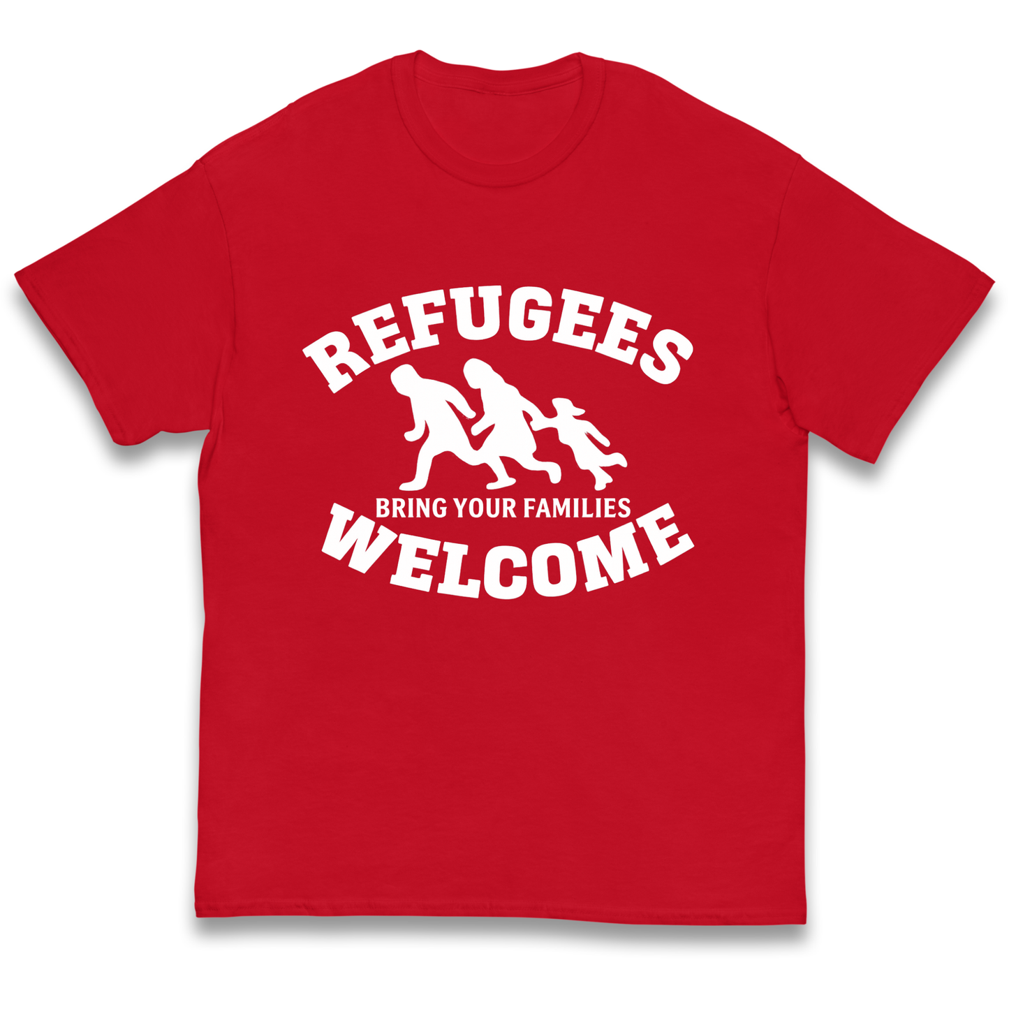 Welcome Refugees kids t shirt