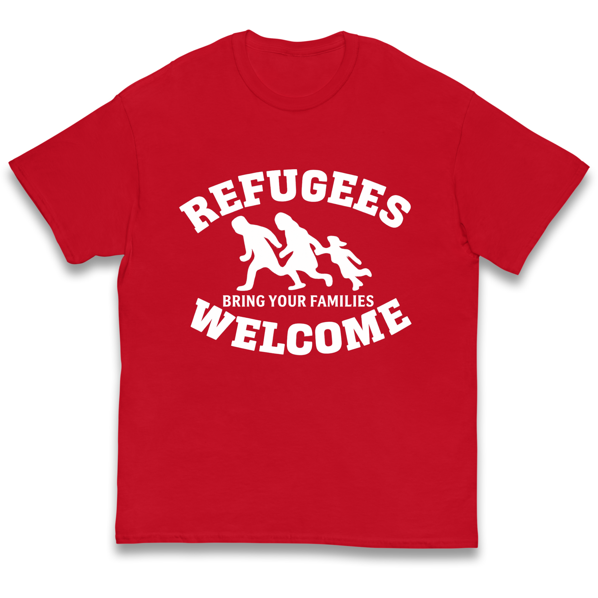 Welcome Refugees kids t shirt