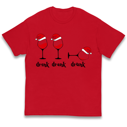 Drink Drank Drunk Kids T Shirt