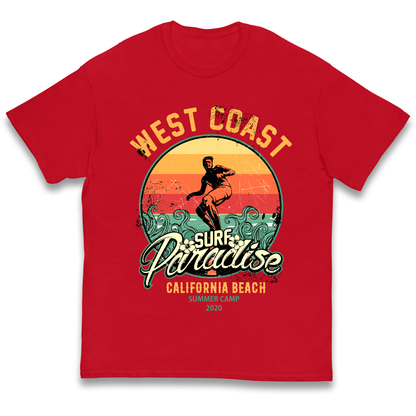West Coast Surf Paradise kids t shirt