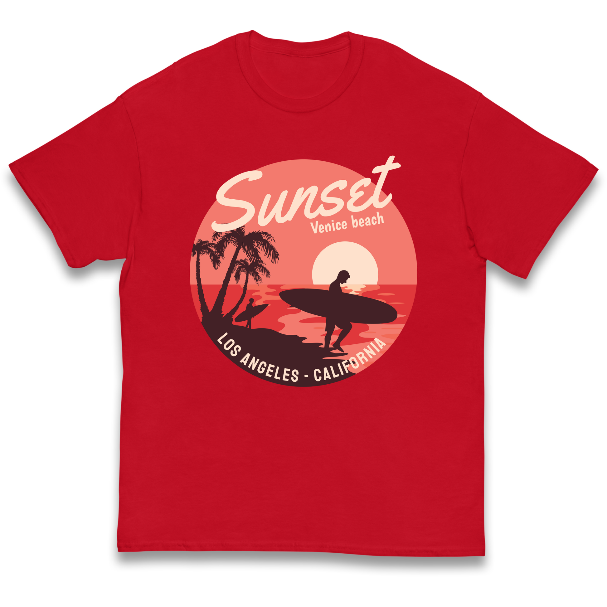 Sunset Venice Beach kids t shirt
