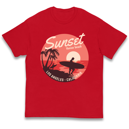 Sunset Venice Beach kids t shirt