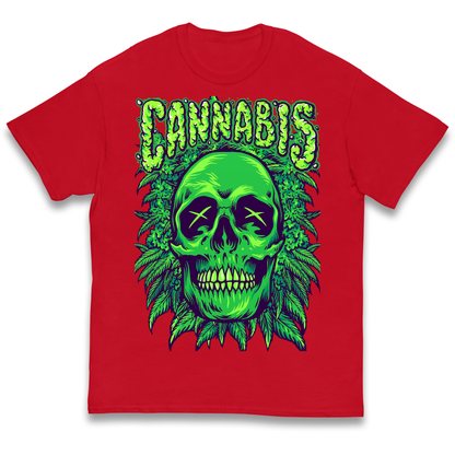Cannabis Skull kids t shirt
