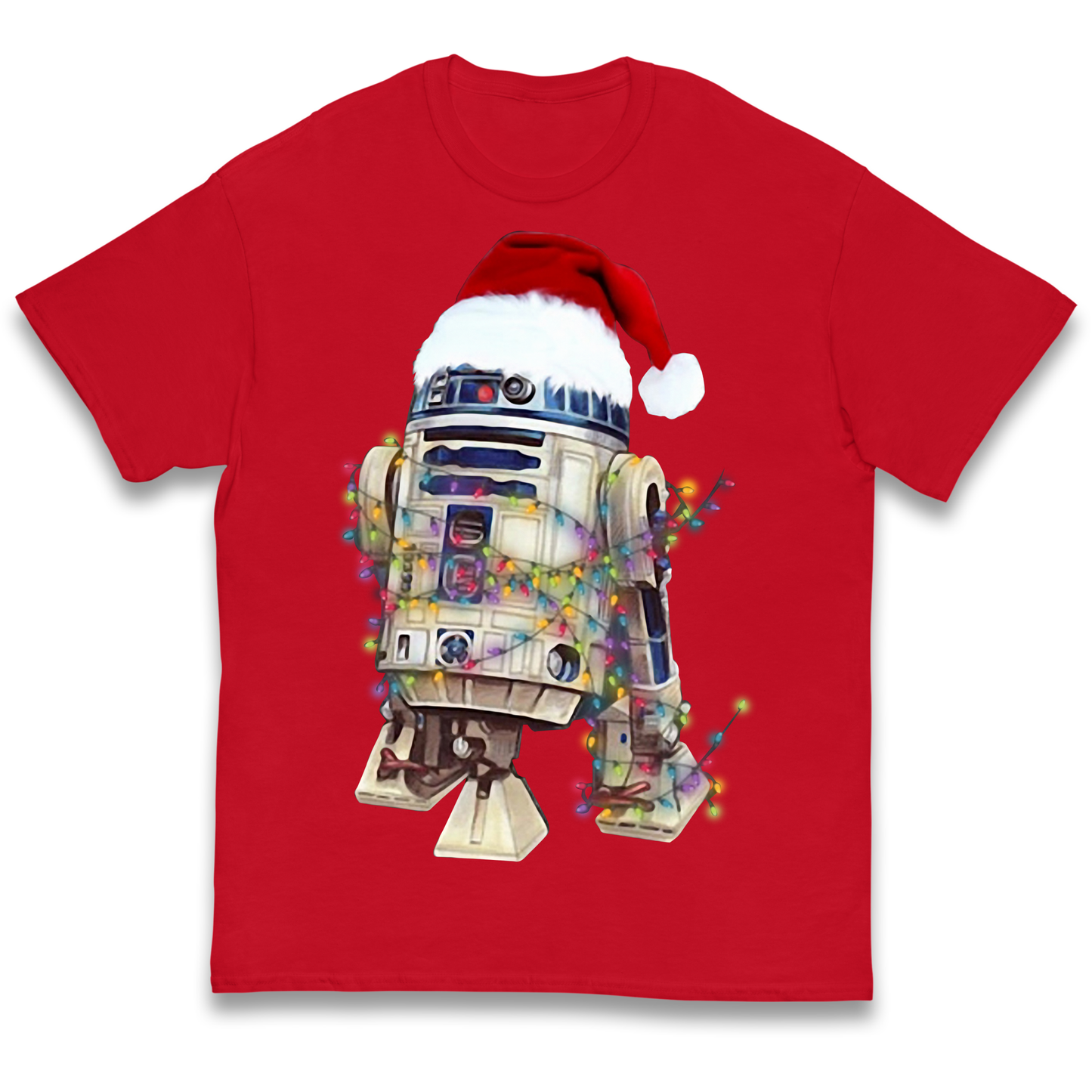 R2D2 Christmas Santa Christmas kids t shirt