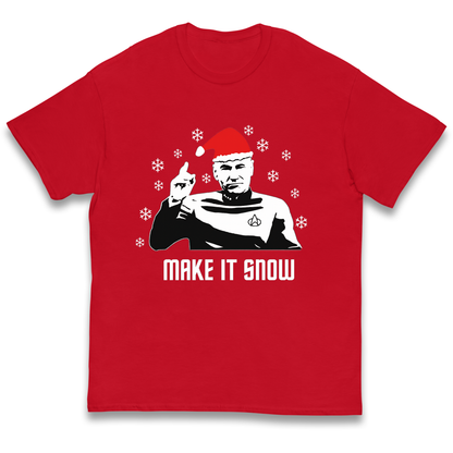Make It Snow kids t shirt