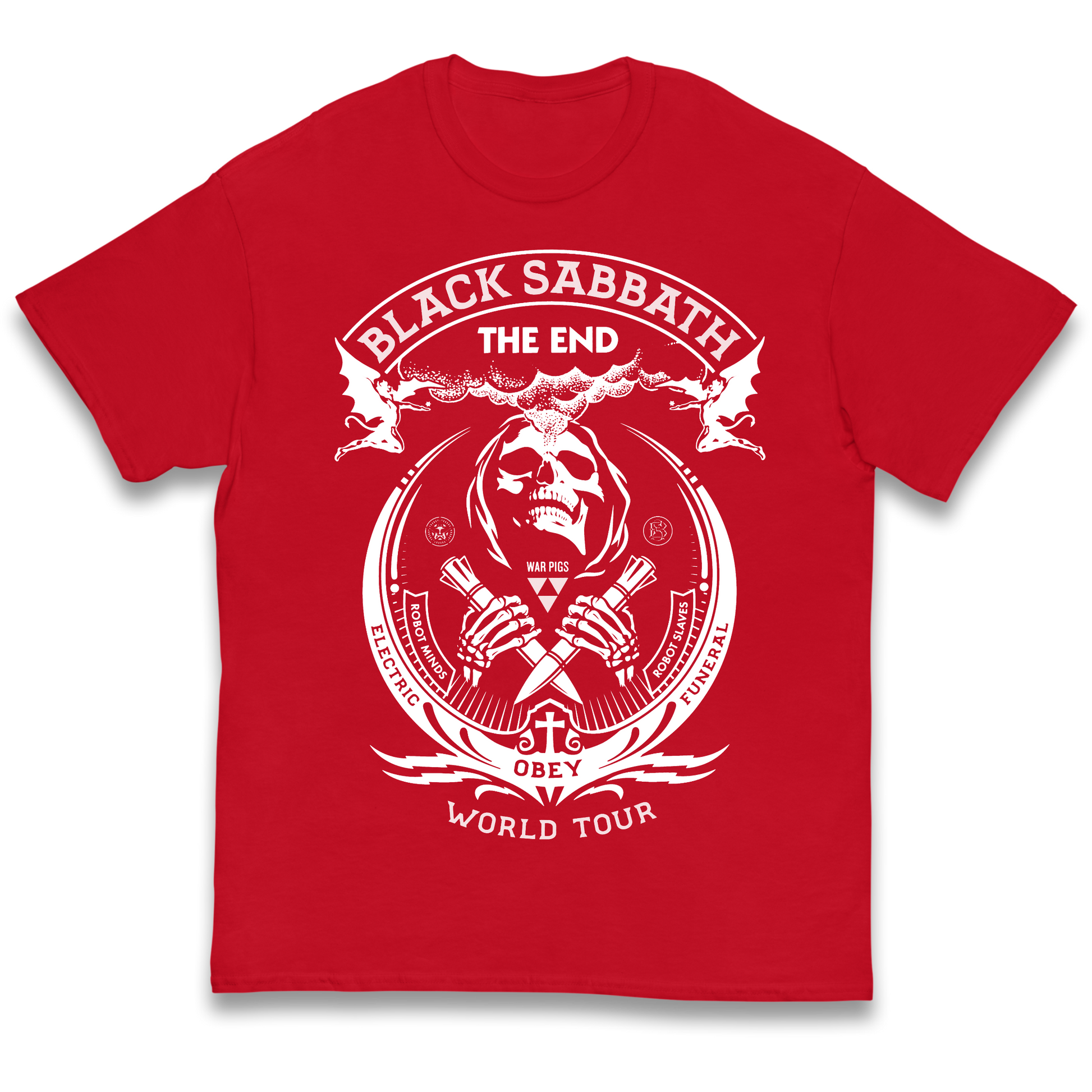 Black Sabbath The End World Tour Kids T Shirt