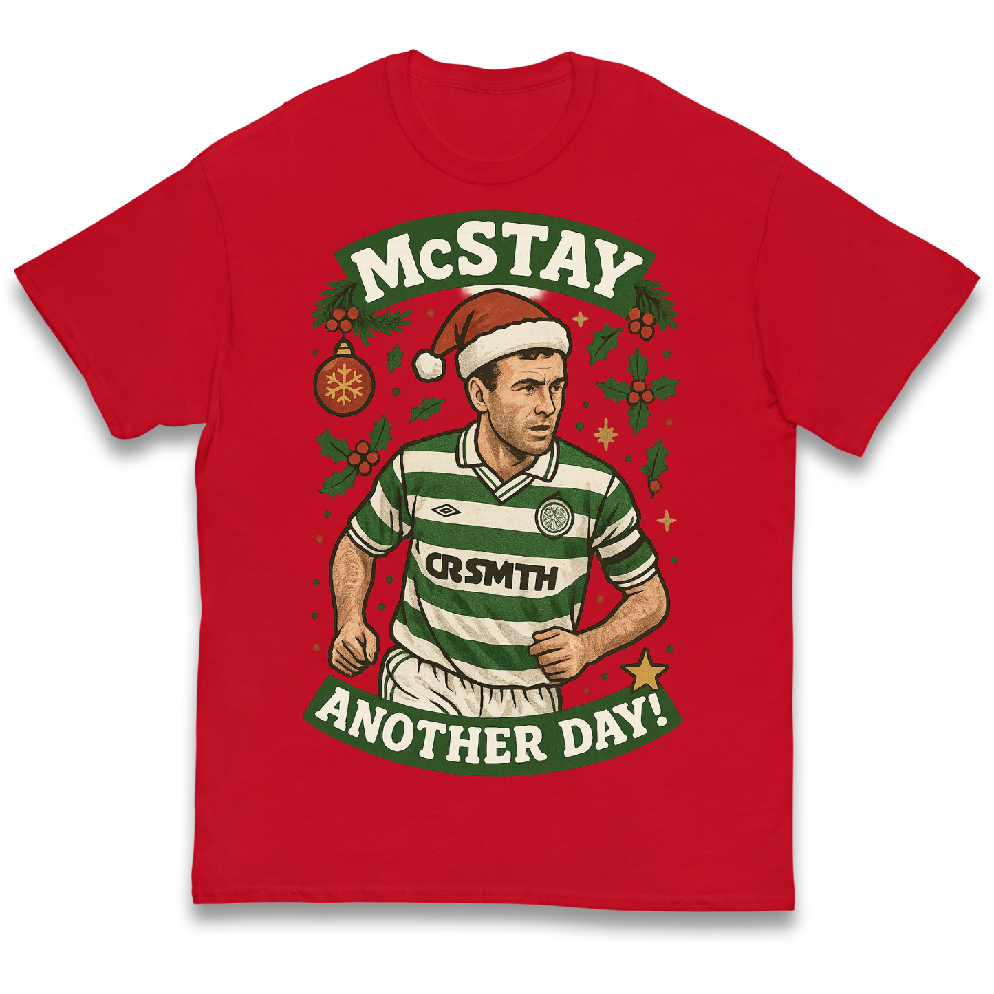 Paul McStay Celtic Christmas Kids T Shirt