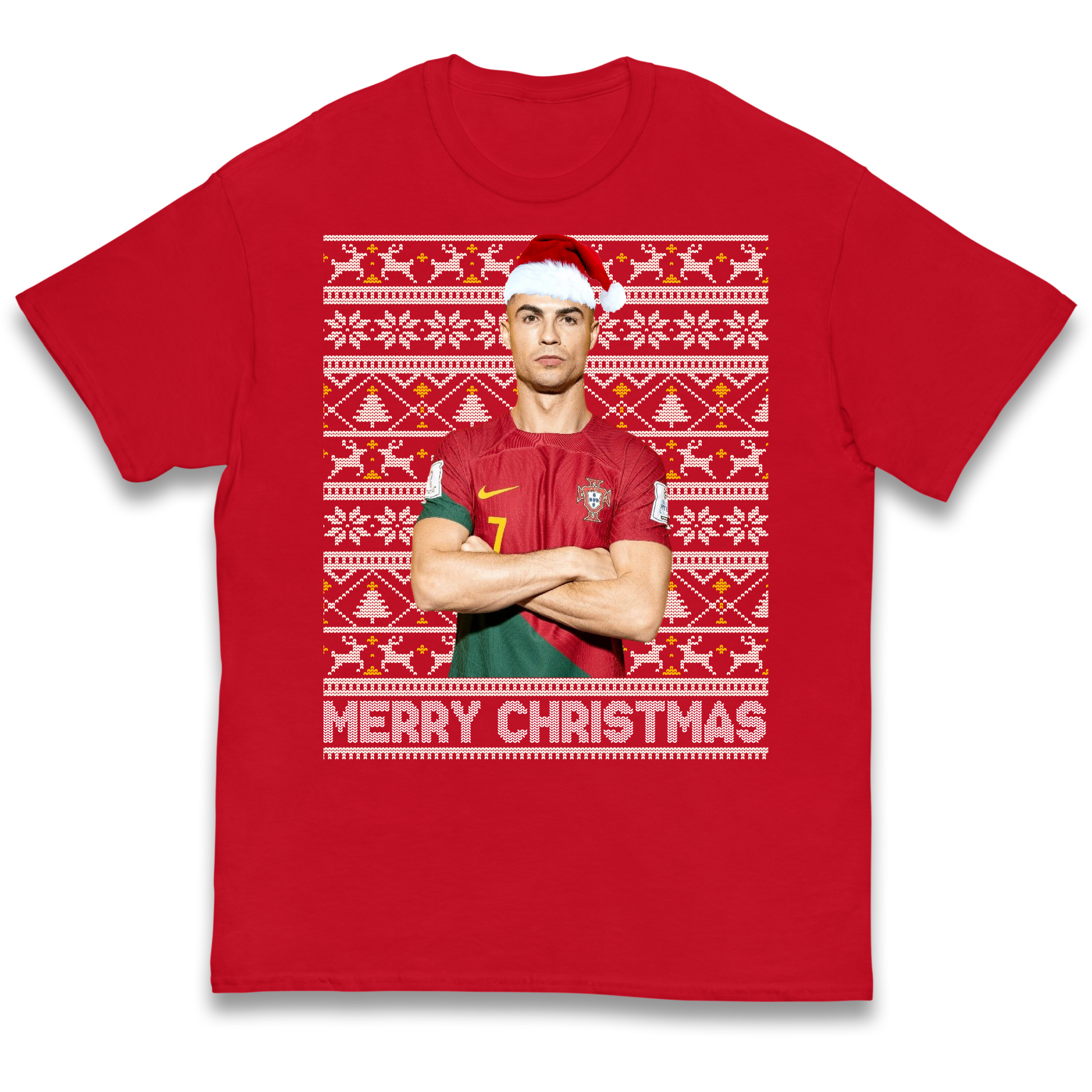 Merry Christmas Ronaldo kids t shirt