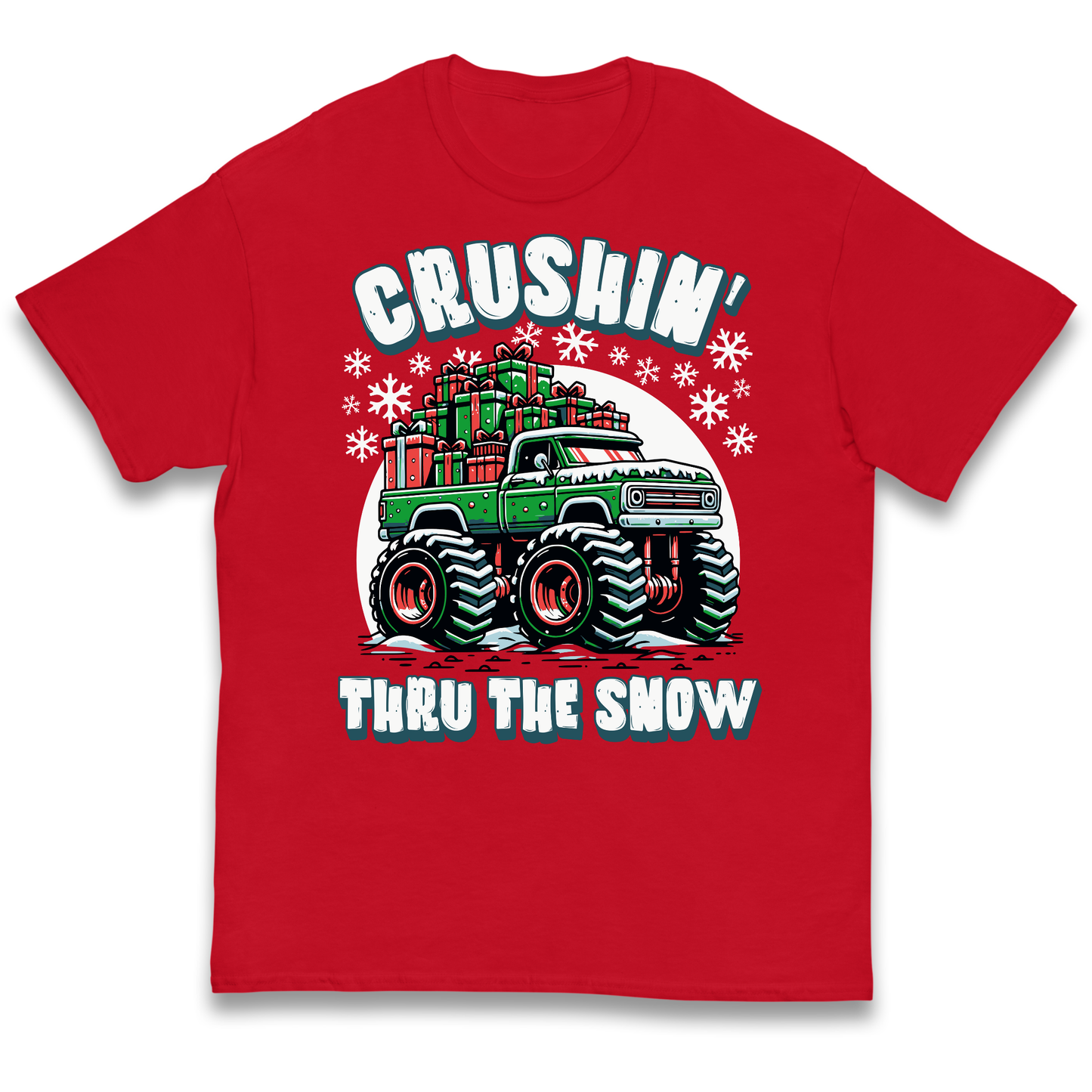 Crushin Thru The Snow kids t shirt