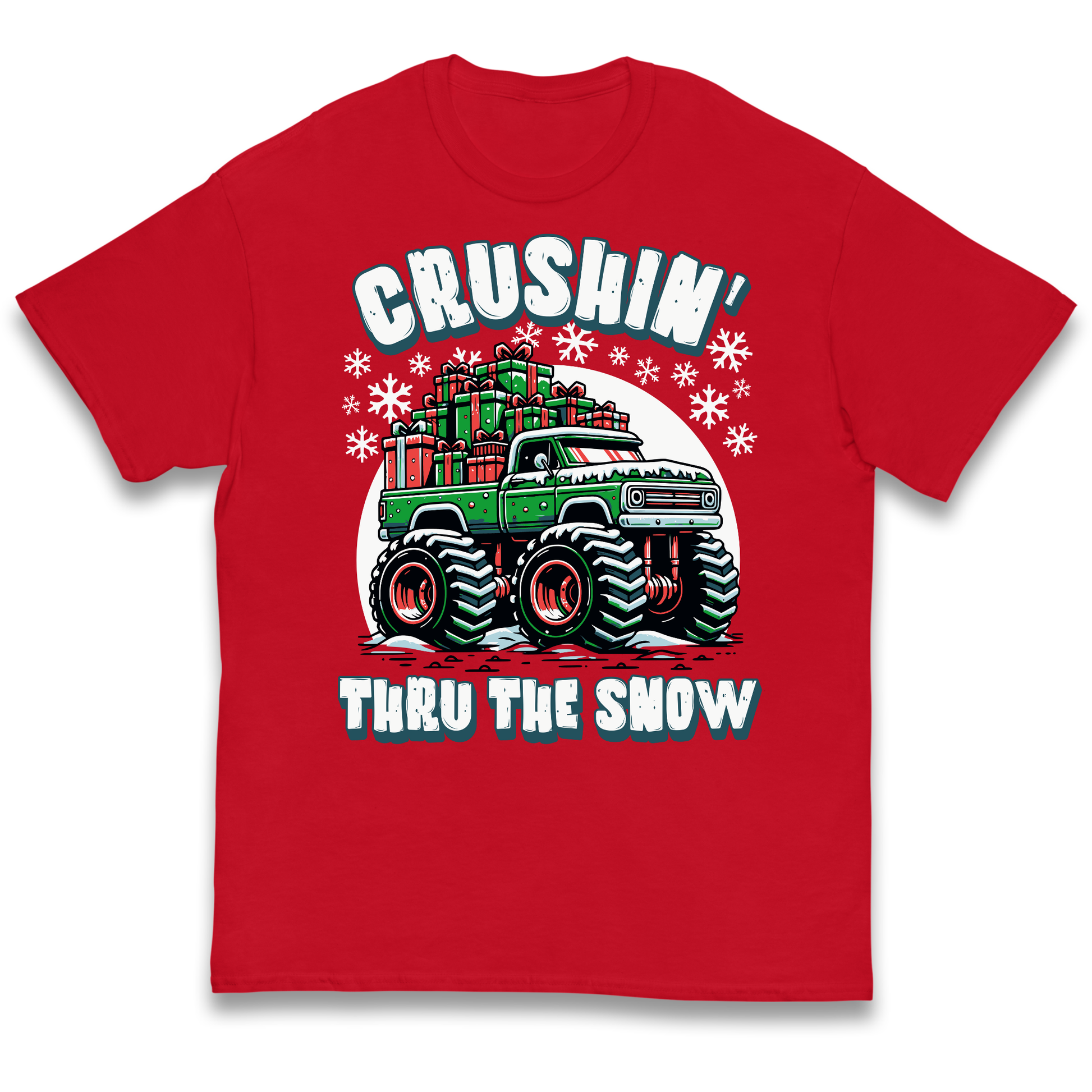 Crushin Thru The Snow kids t shirt