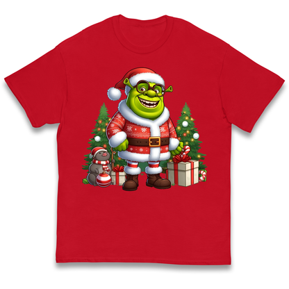 Shrek Santa Claus Presents kids t shirt