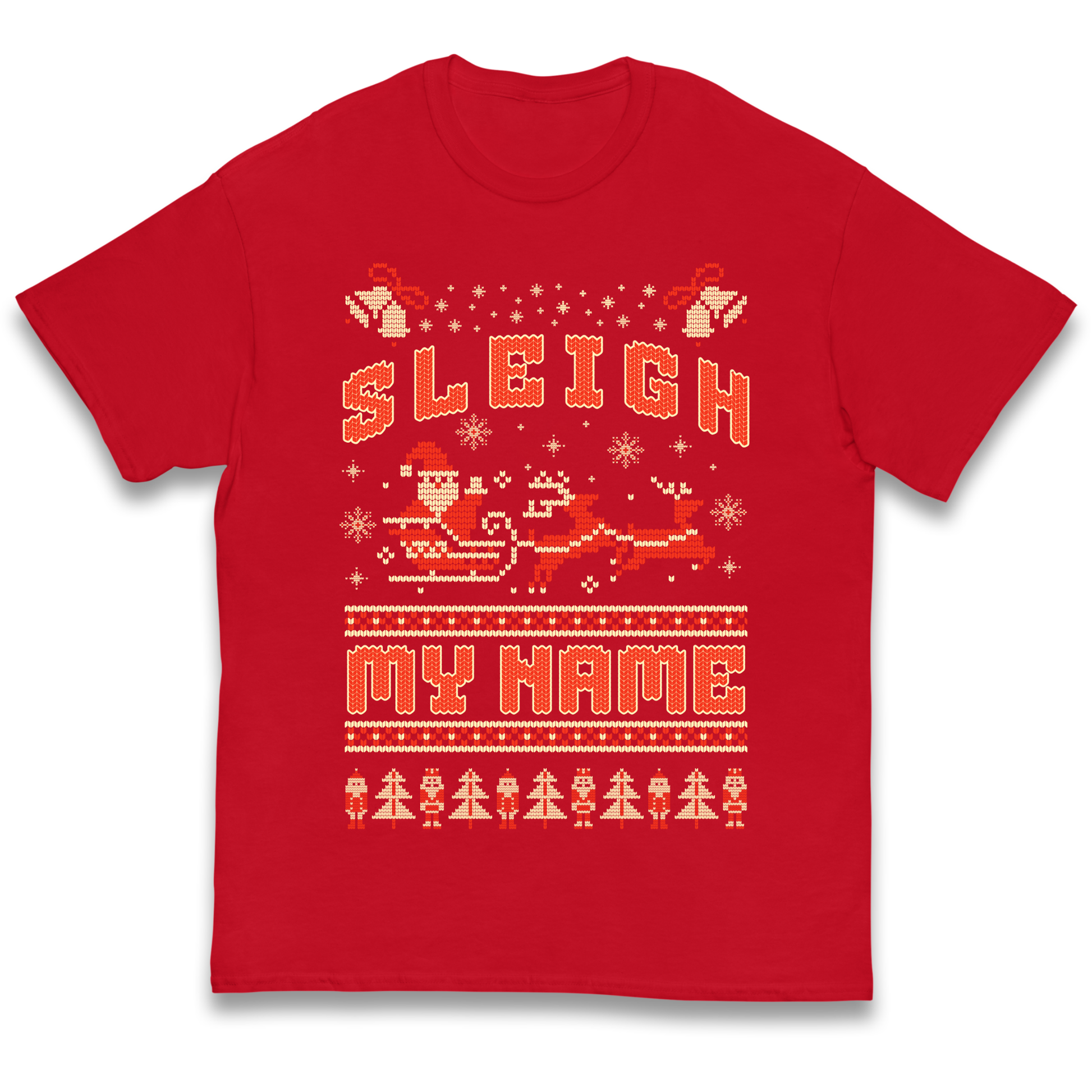 Sleigh My Name Christmas kids t shirt