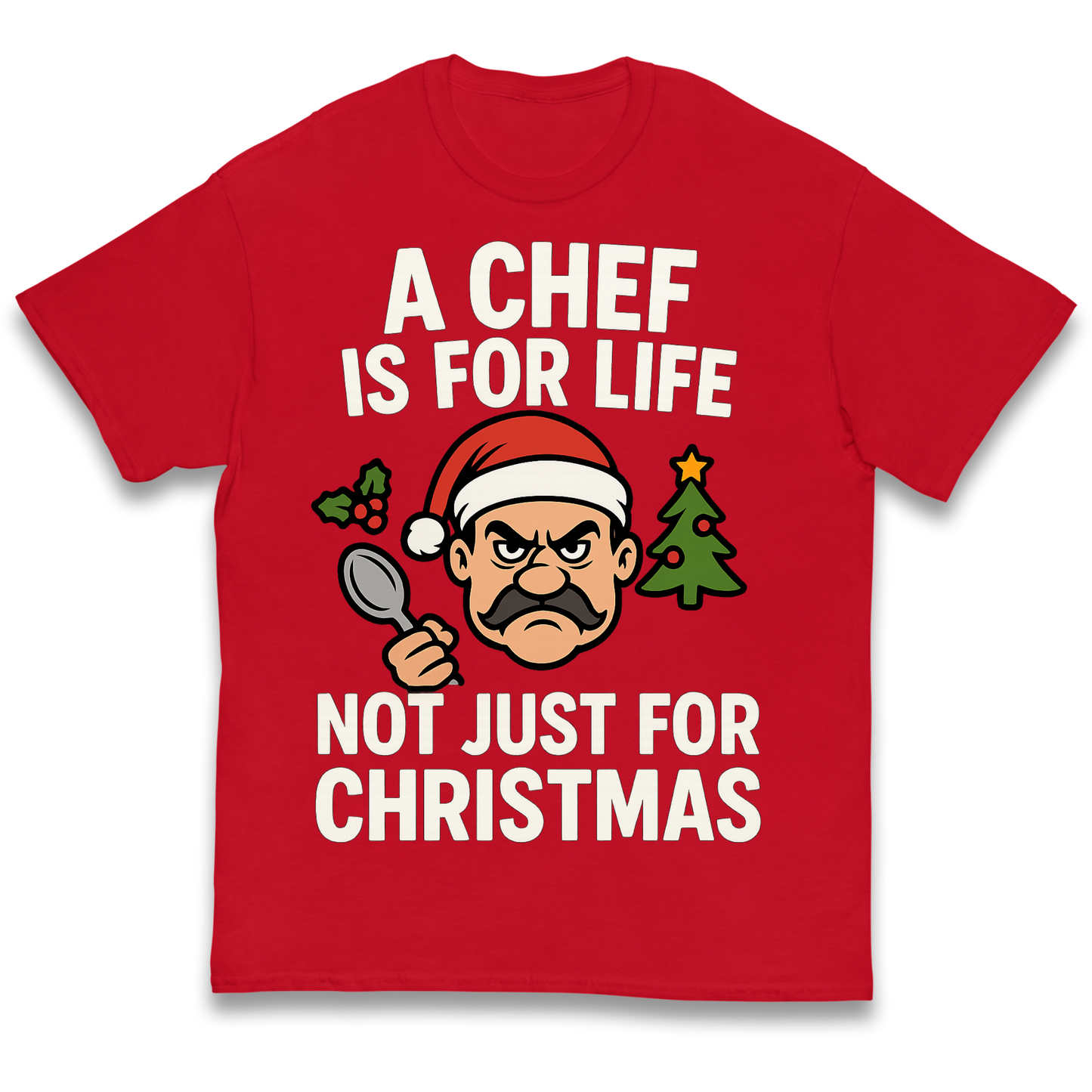 Chef Christmas Kids T Shirt