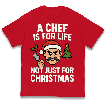 Chef Christmas Kids T Shirt