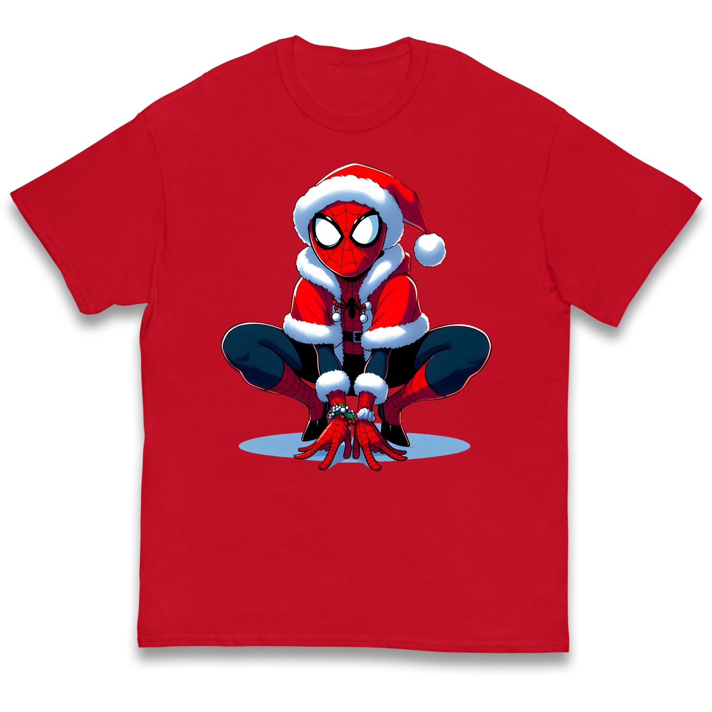 Spiderman Santa kids t shirt