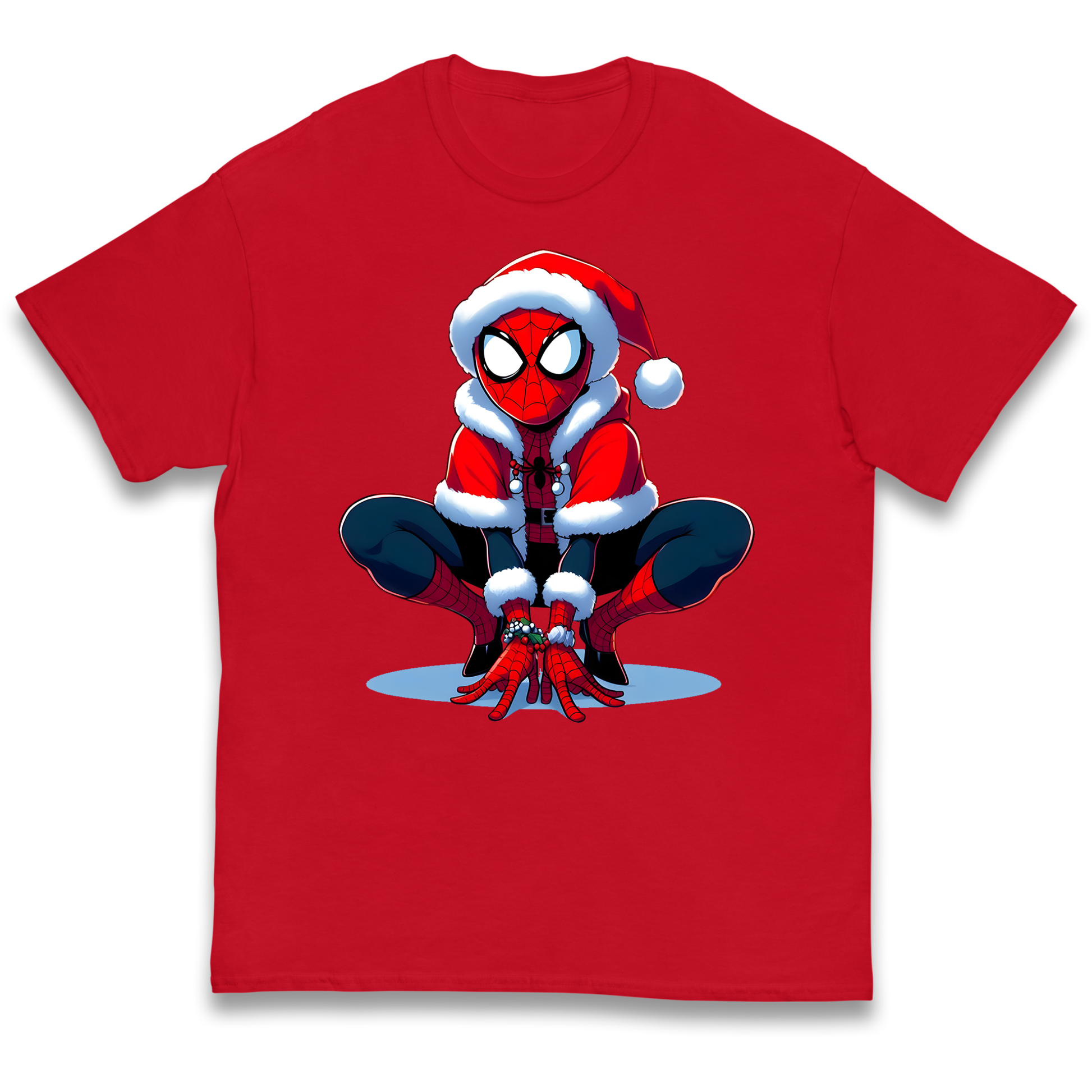 Spiderman Santa kids t shirt