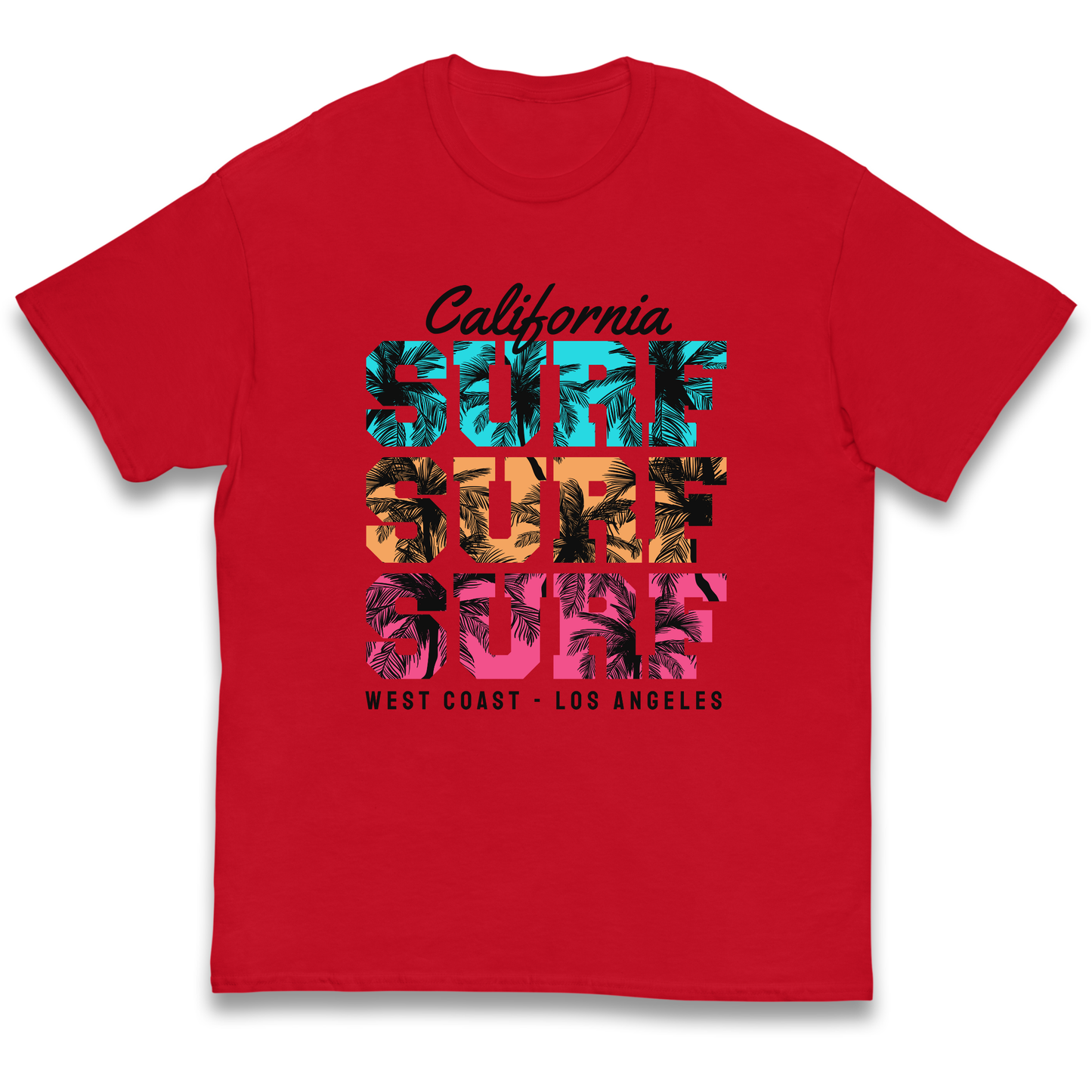 California Surf Surf Surf kids t shirt
