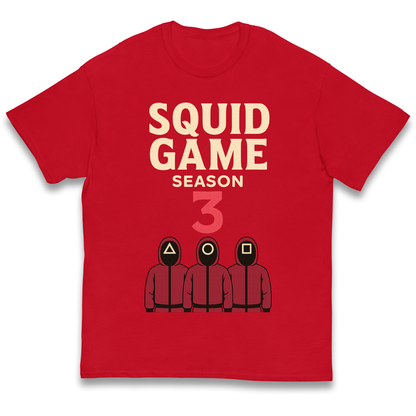 Squid Games Season 3 Kids T Shirt