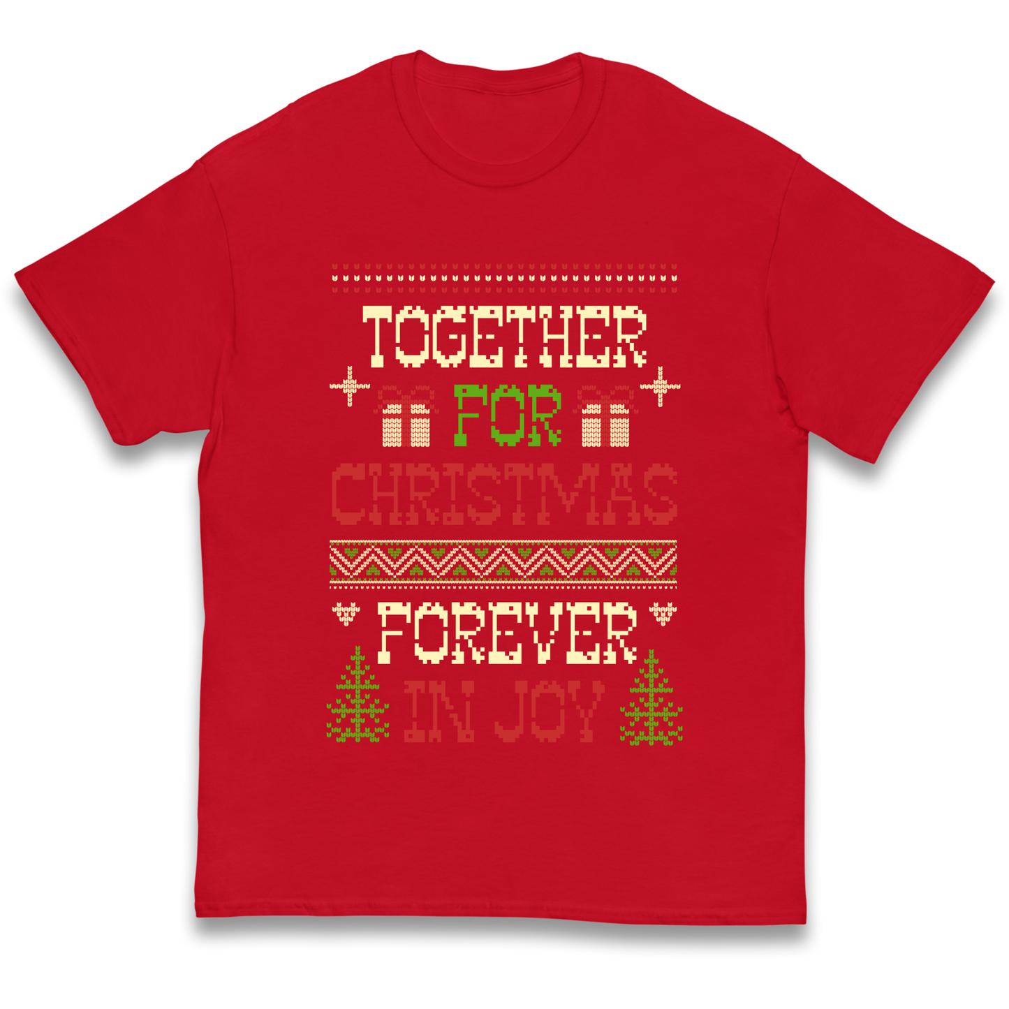 Together for Christmas Forever in Joy Christmas kids t shirt