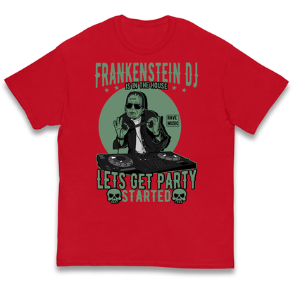 Frankenstein DJ kids t shirt
