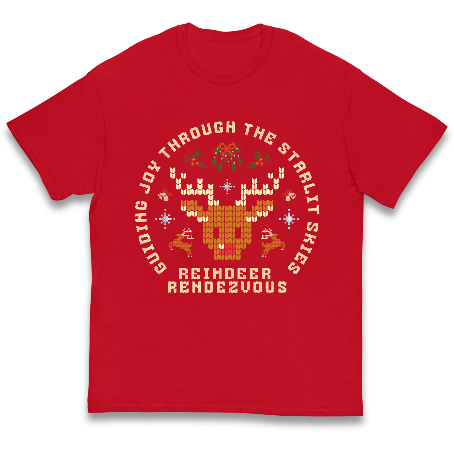 Reindeer Rendezvous Christmas kids t shirt