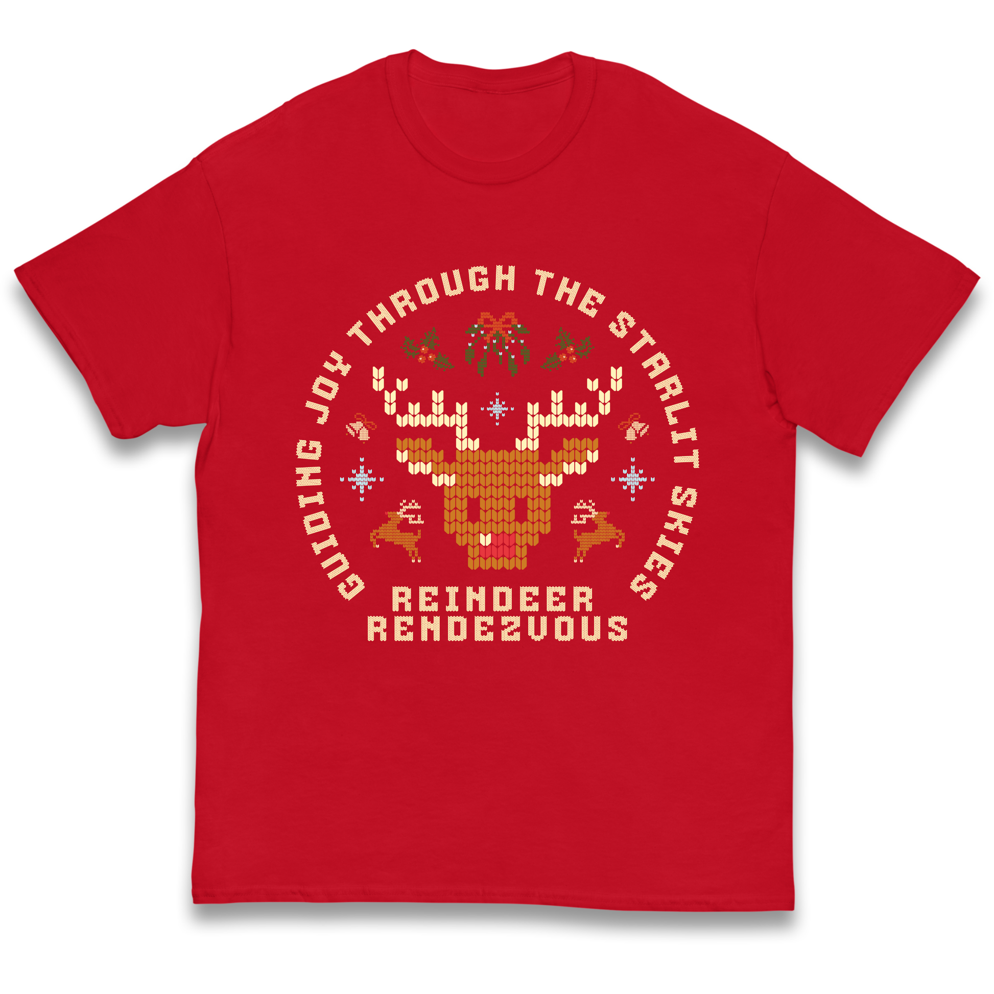 Reindeer Rendezvous Christmas kids t shirt