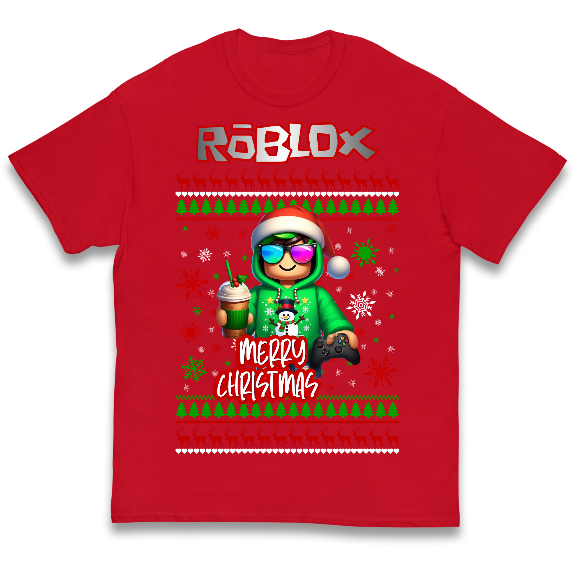 Roblox Merry Christmas Kids T Shirt
