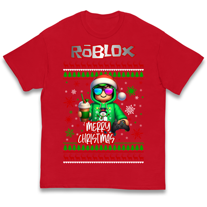 Roblox Merry Christmas Kids T Shirt