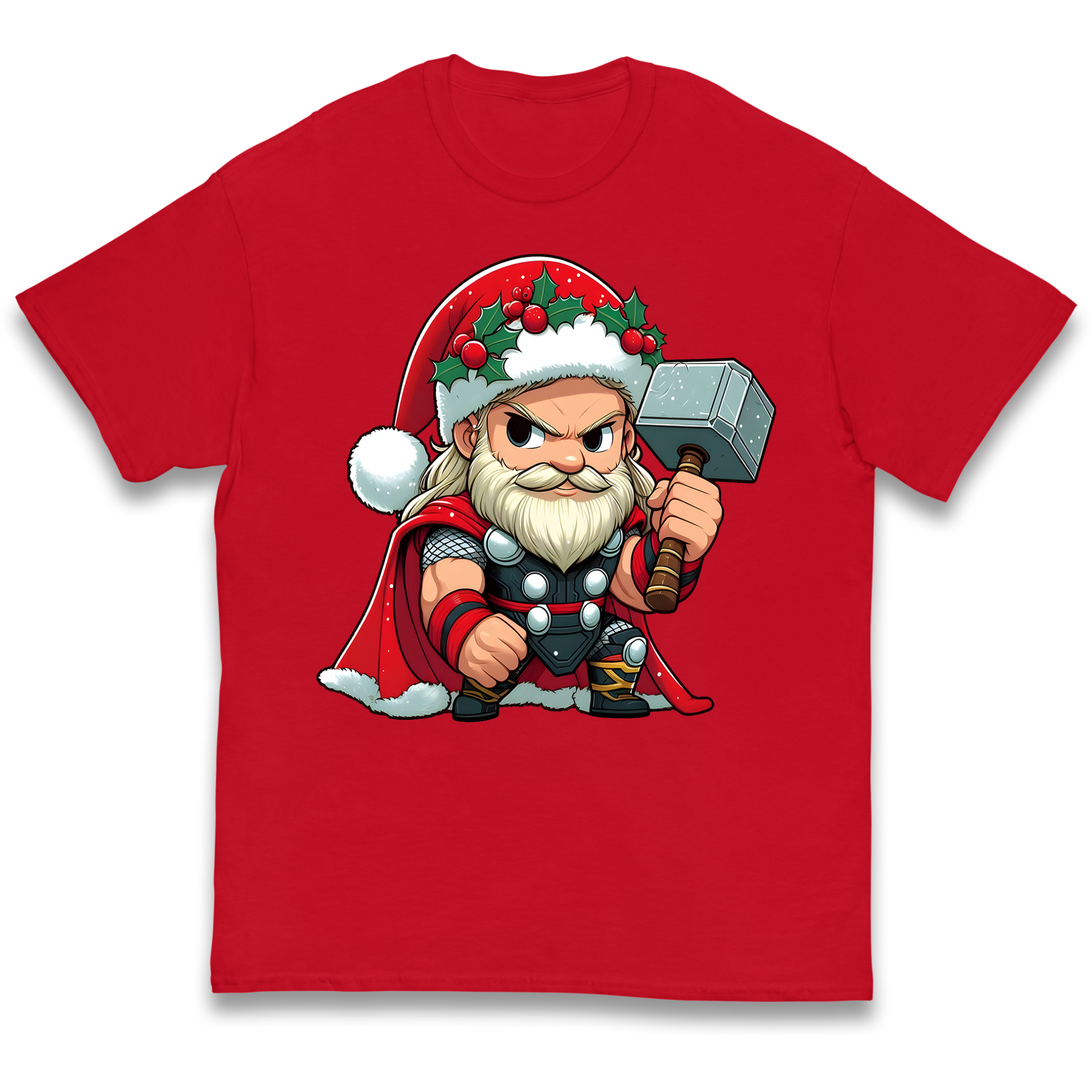 Thor Santa kids t shirt