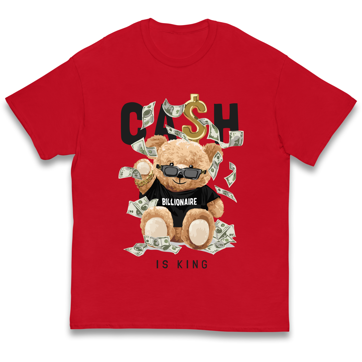 Teddy Bear Billionaire Streetwear kids t shirt