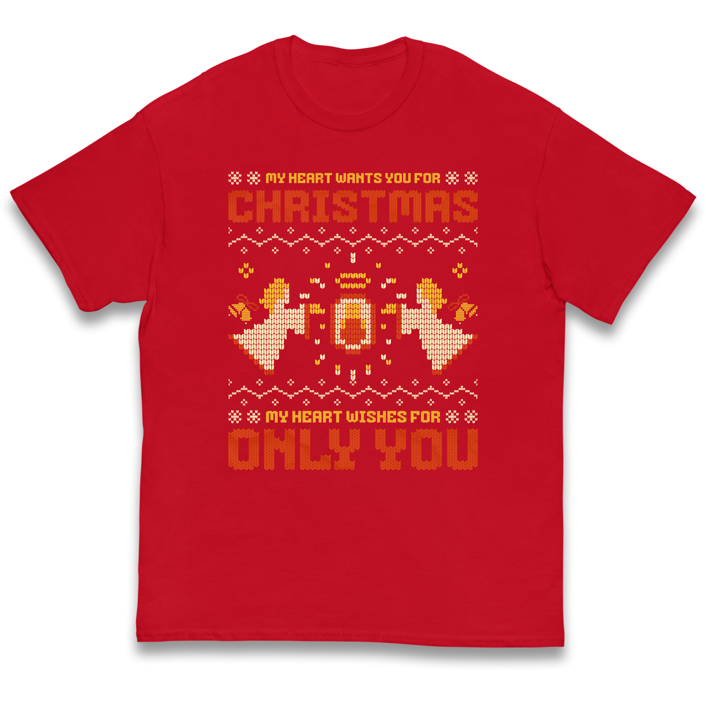 My Heart Wants You For Christmas Only You Christmas kids t shirt