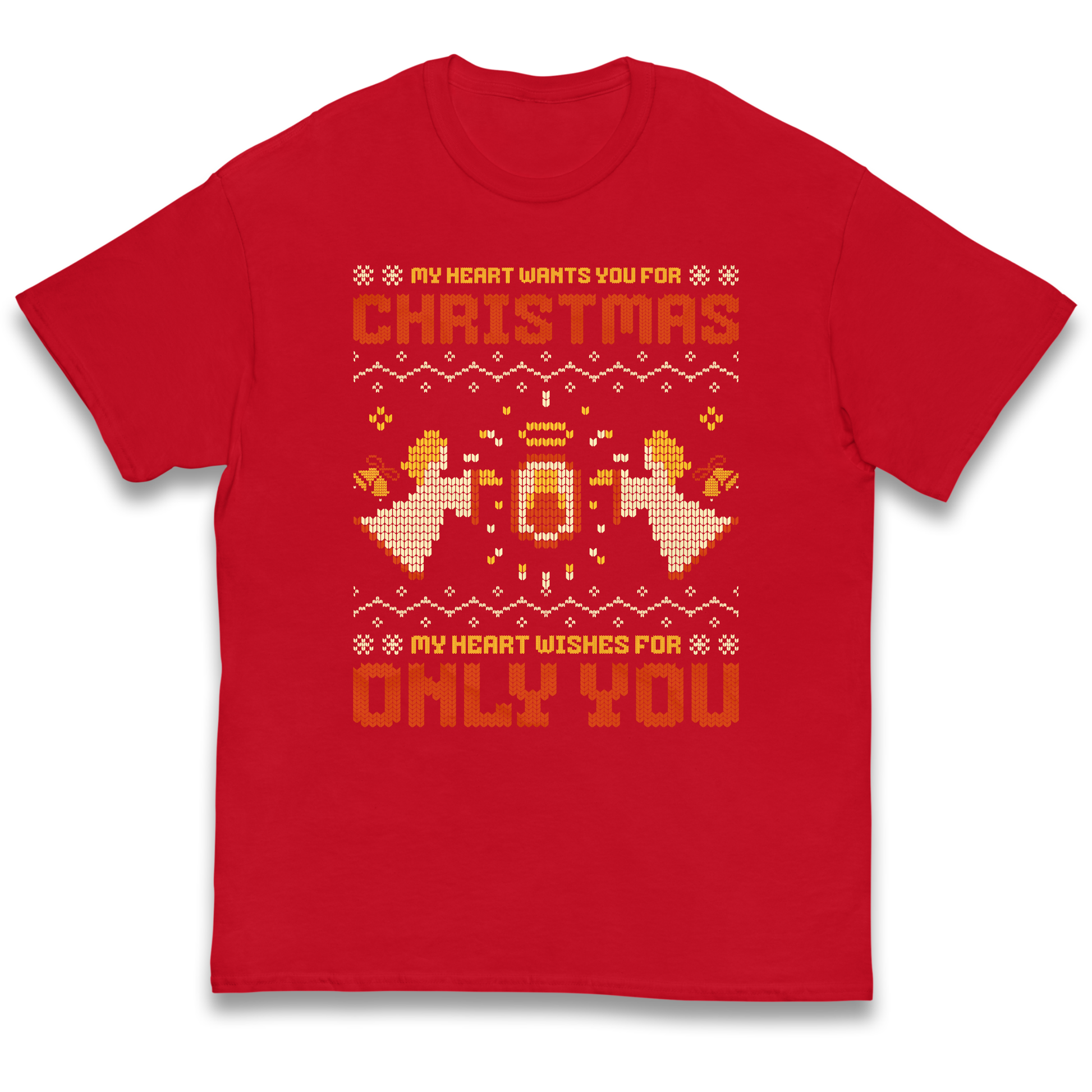 My Heart Wants You For Christmas Only You Christmas kids t shirt