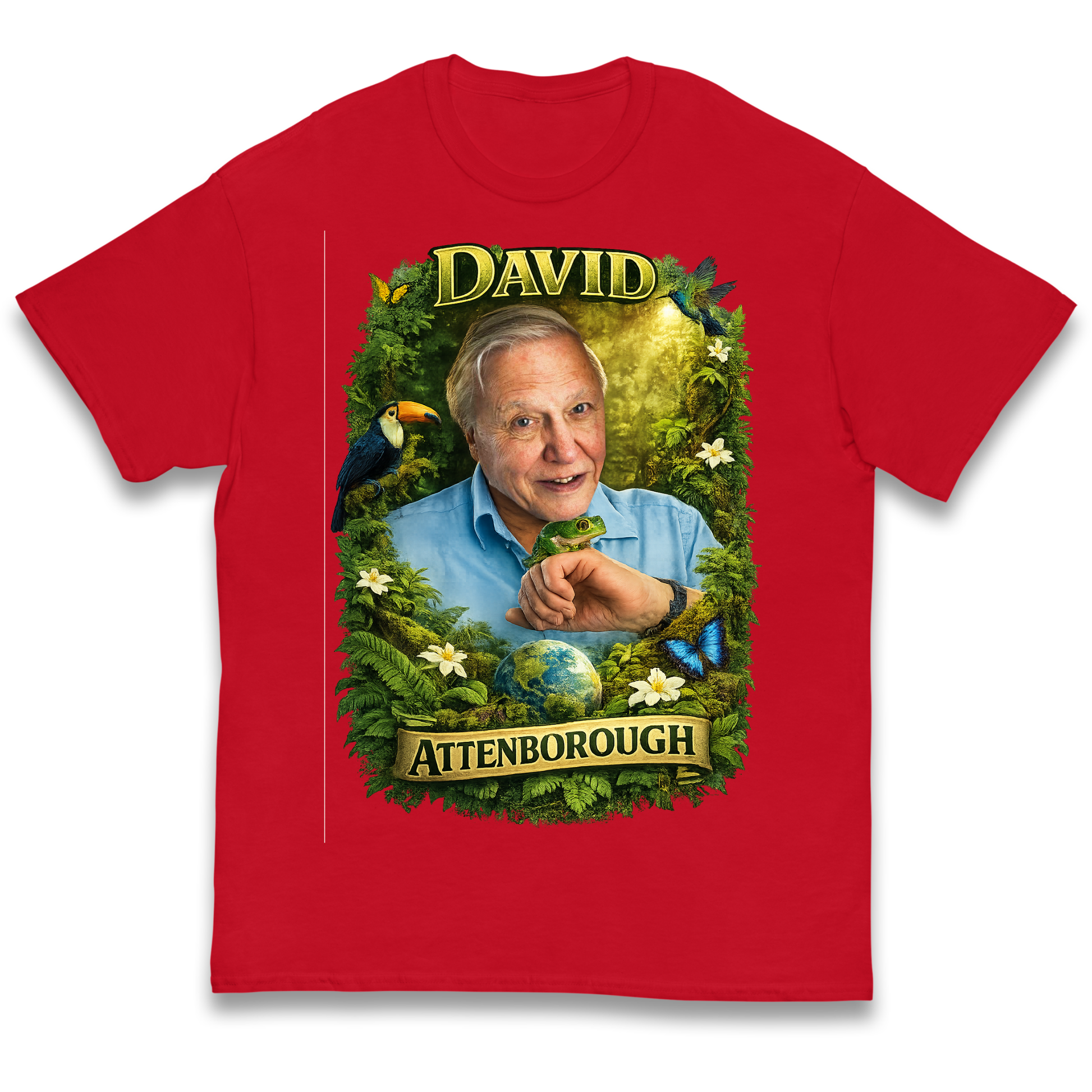David Attenborough Kids T Shirt
