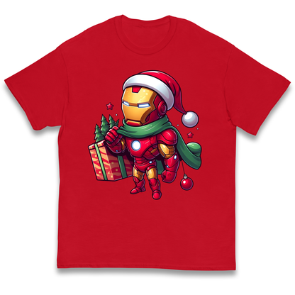 Ironman Santa kids t shirt