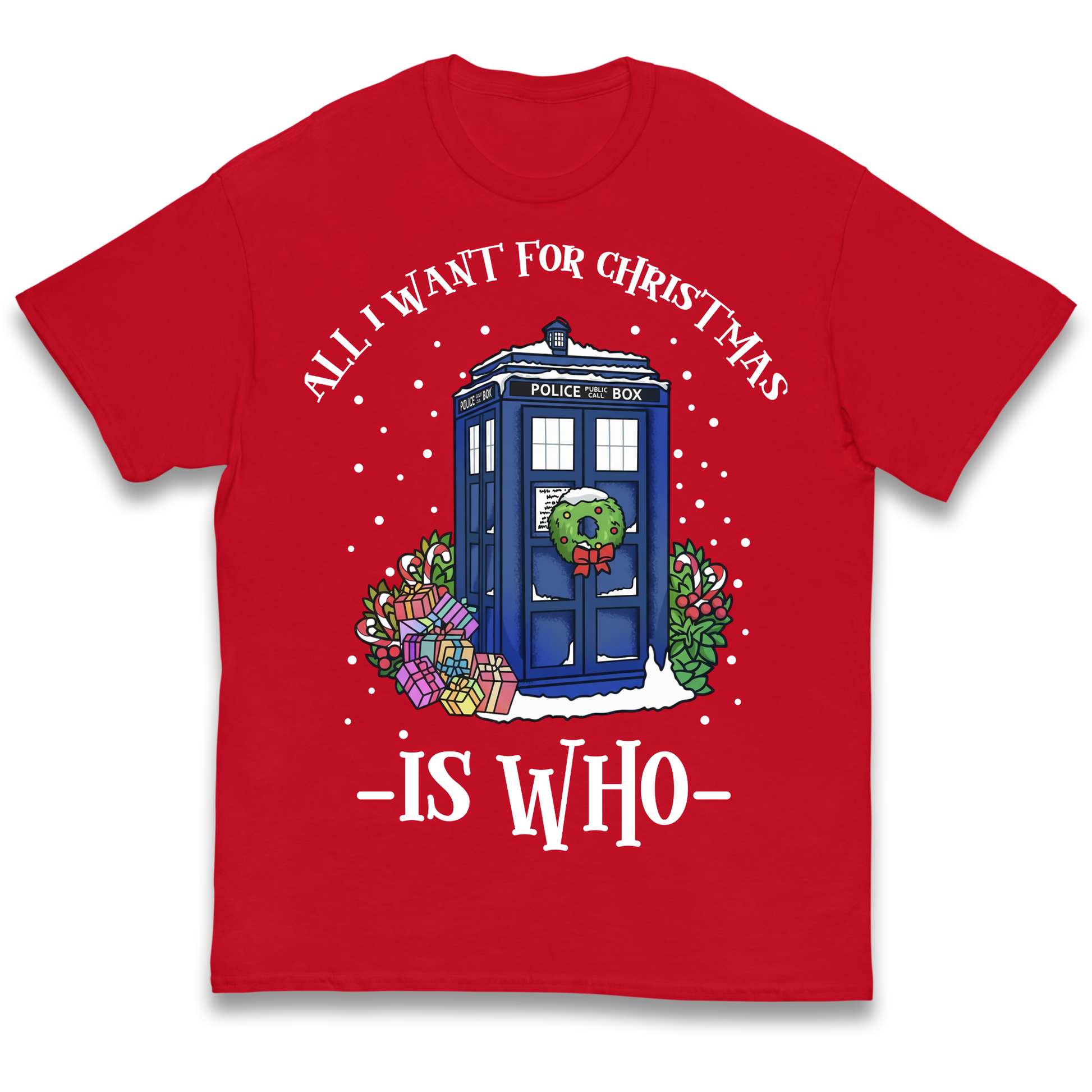 Dr Who Christmas kids t shirt