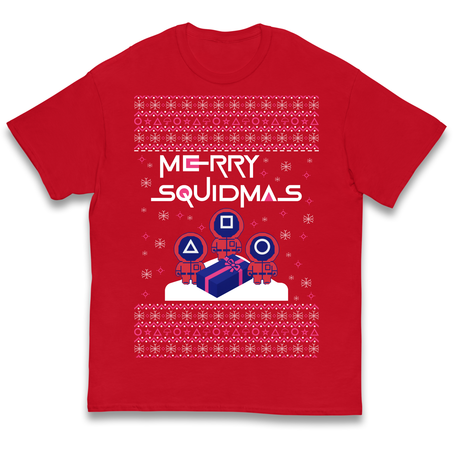 Squid Games Christmas Kids T Shirt