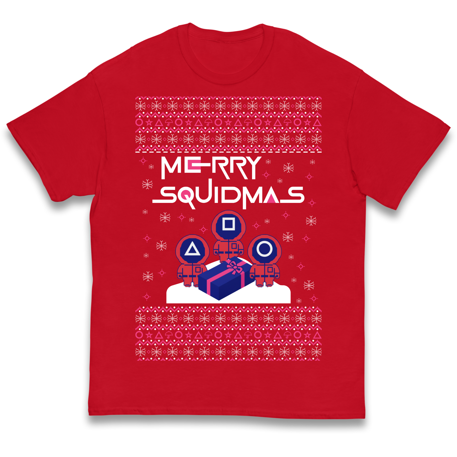 Squid Games Christmas Kids T Shirt