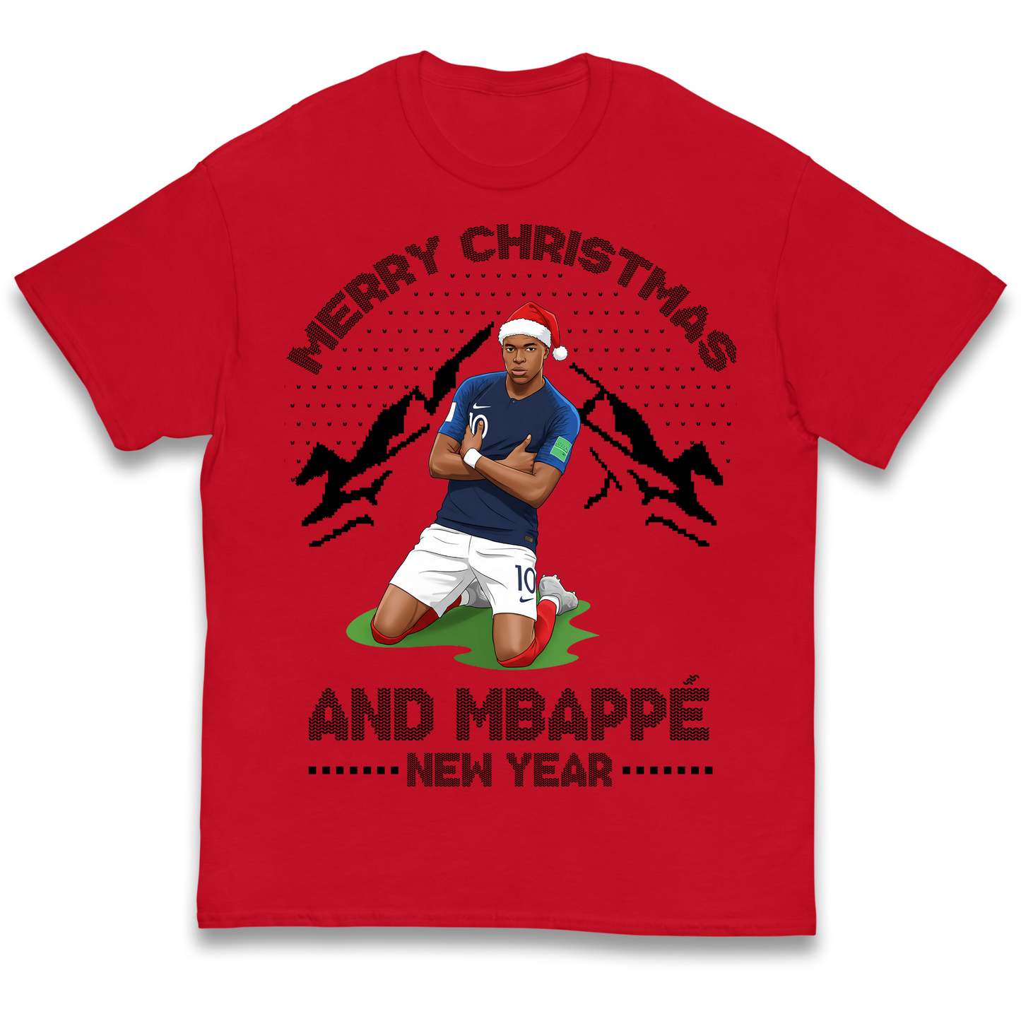 Mbappe Christmas Kids T Shirt