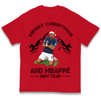 Mbappe Christmas Kids T Shirt
