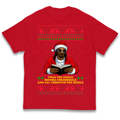 Snoop Dogg Nizzle Christmas Kids T Shirt