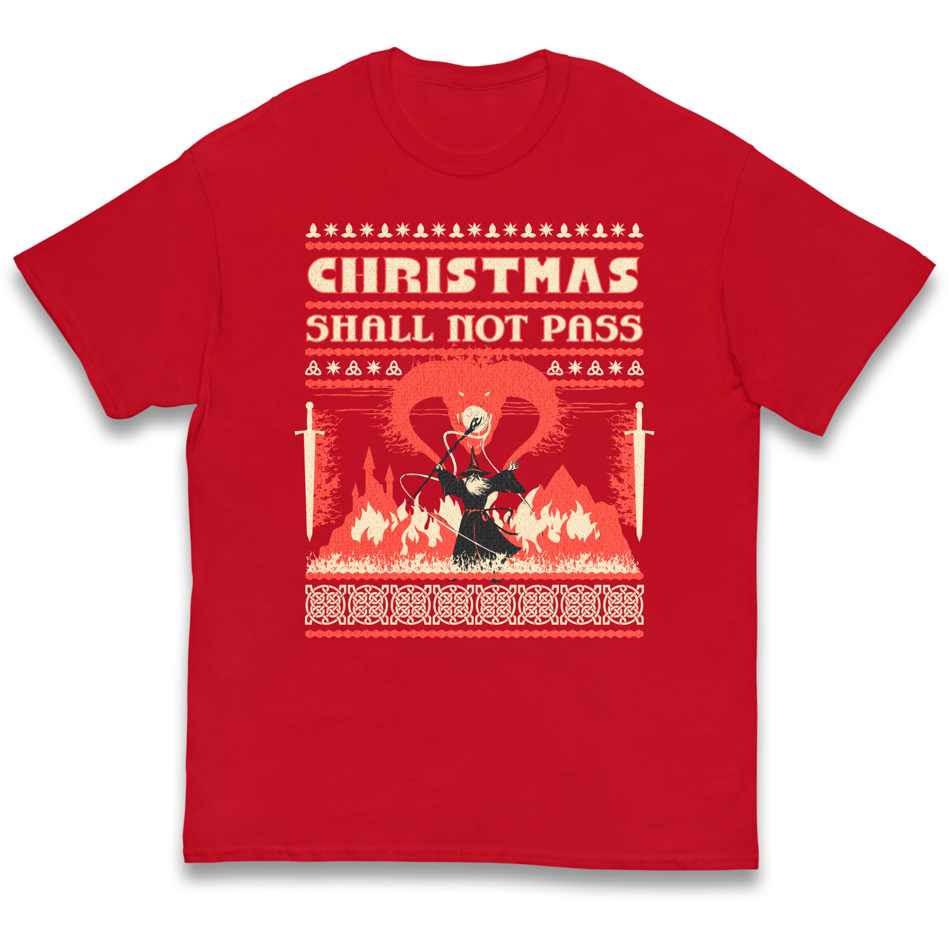 Christmas Shall Not Pass kids t shirt