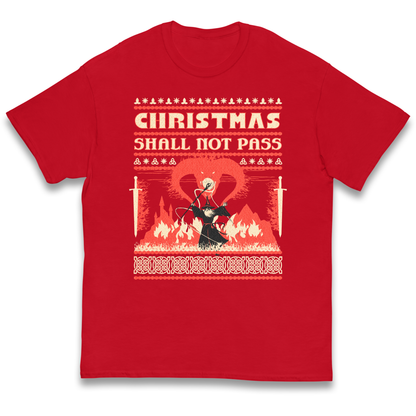 Christmas Shall Not Pass kids t shirt