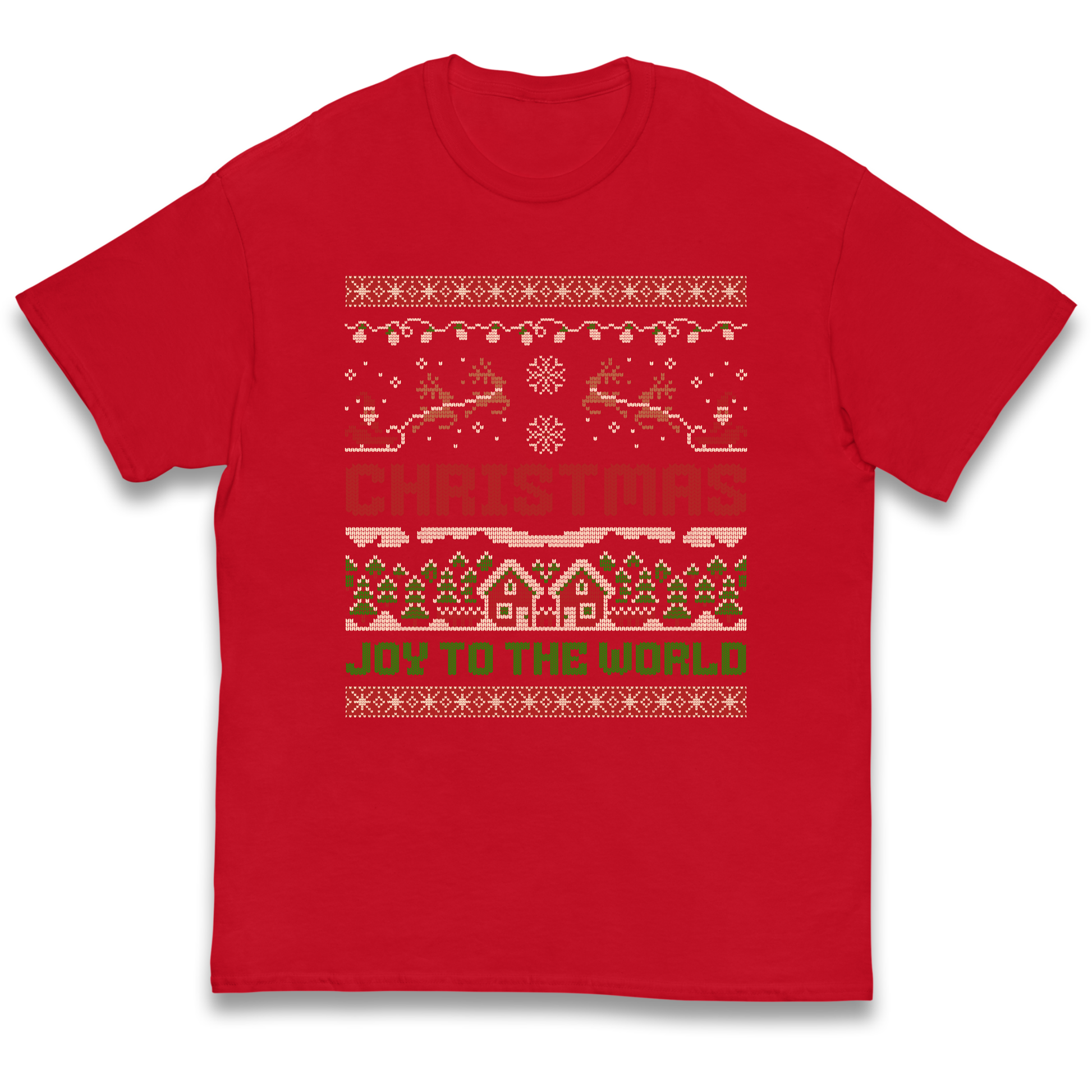 Christmas Joy to the World Christmas kids t shirt