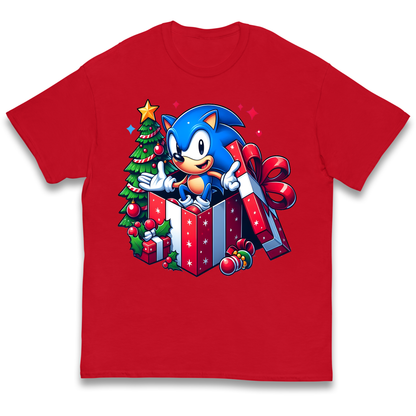 Sonic The Hedgehog Christmas kids t shirt