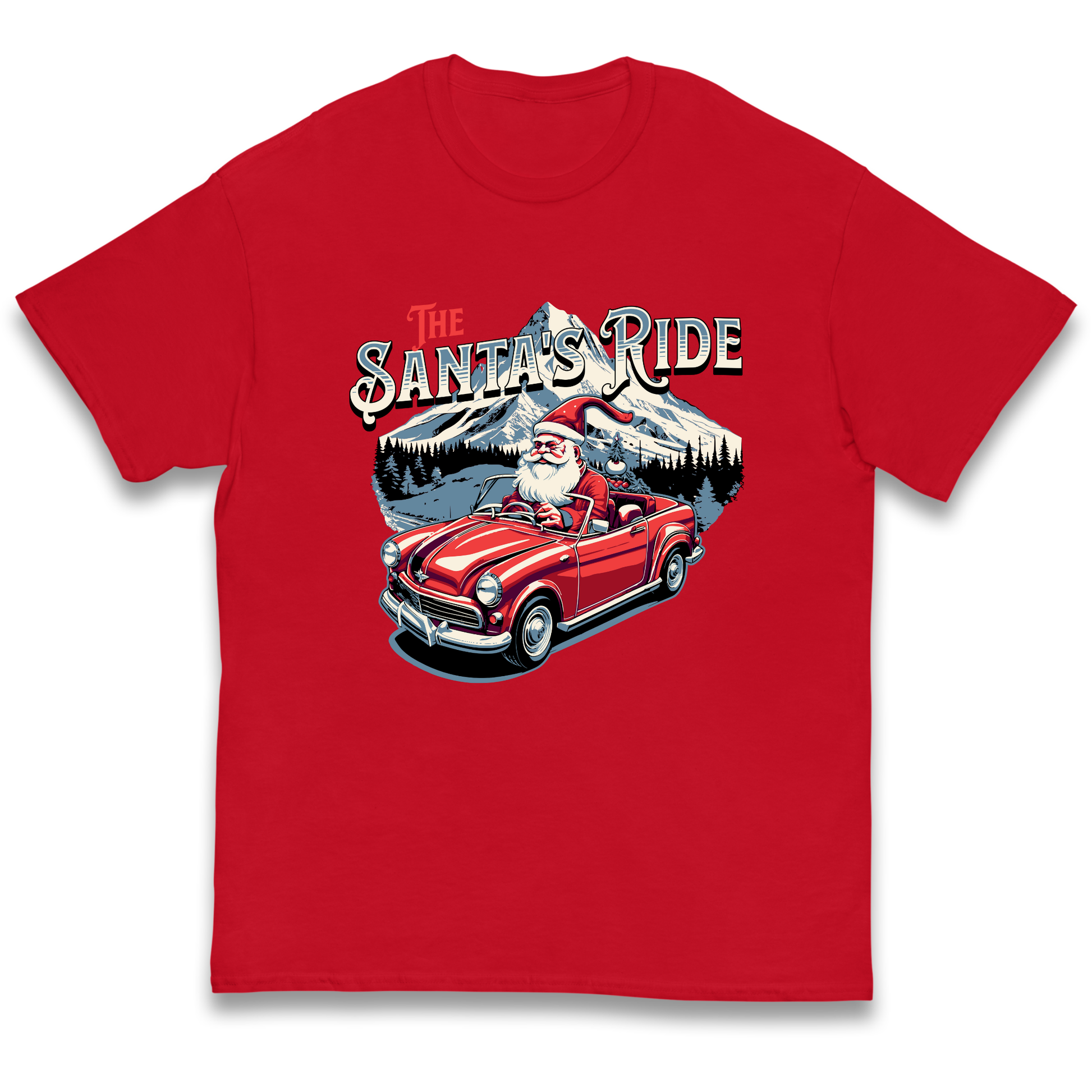 The Santas Ride Christmas kids t shirt