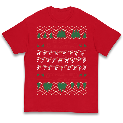 stranger things christmas jumper Kids T Shirt