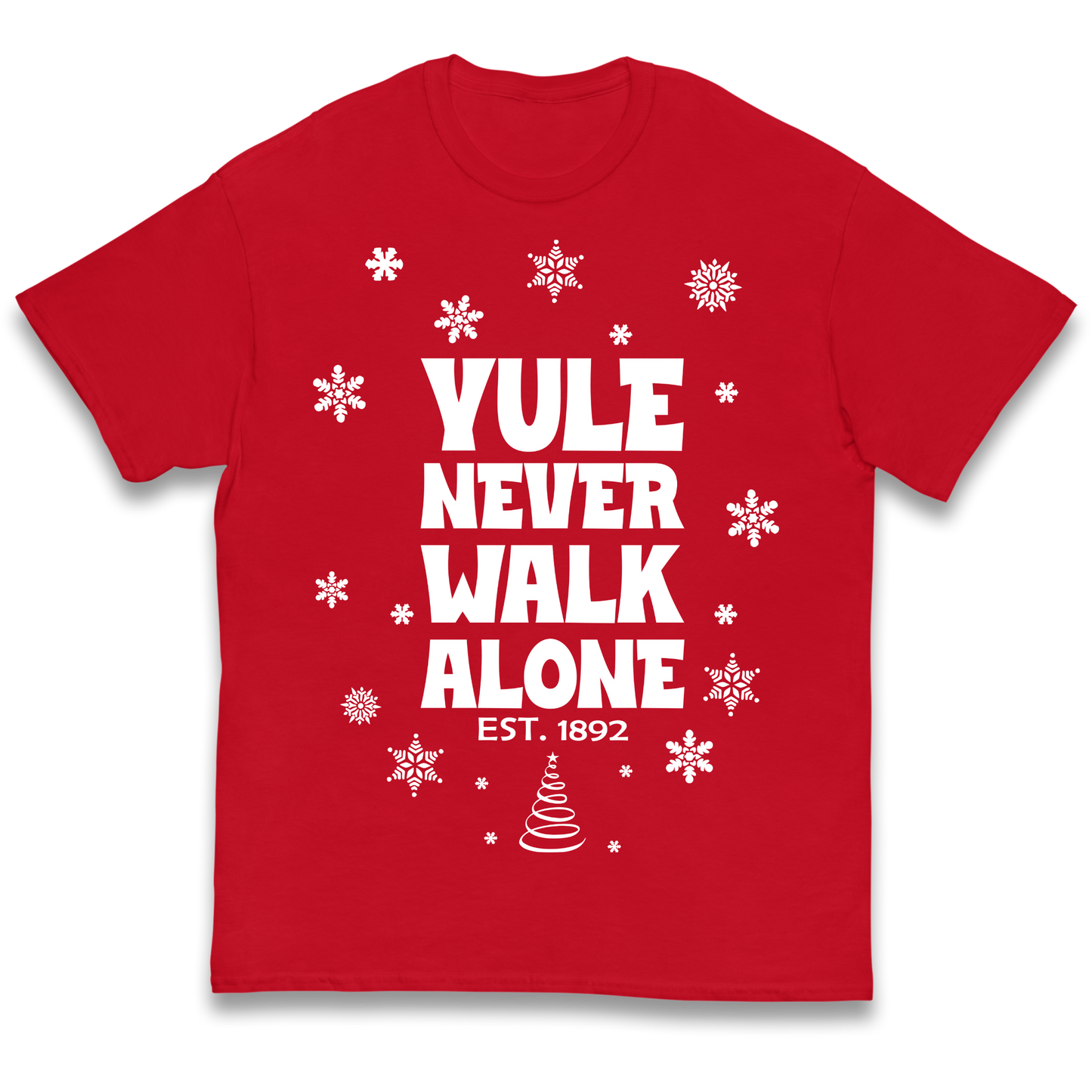 Yule Never Walk Alone Liverpool Christmas kids t shirt
