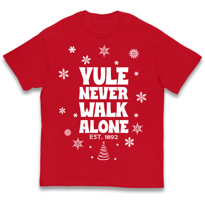 Yule Never Walk Alone Liverpool Christmas kids t shirt
