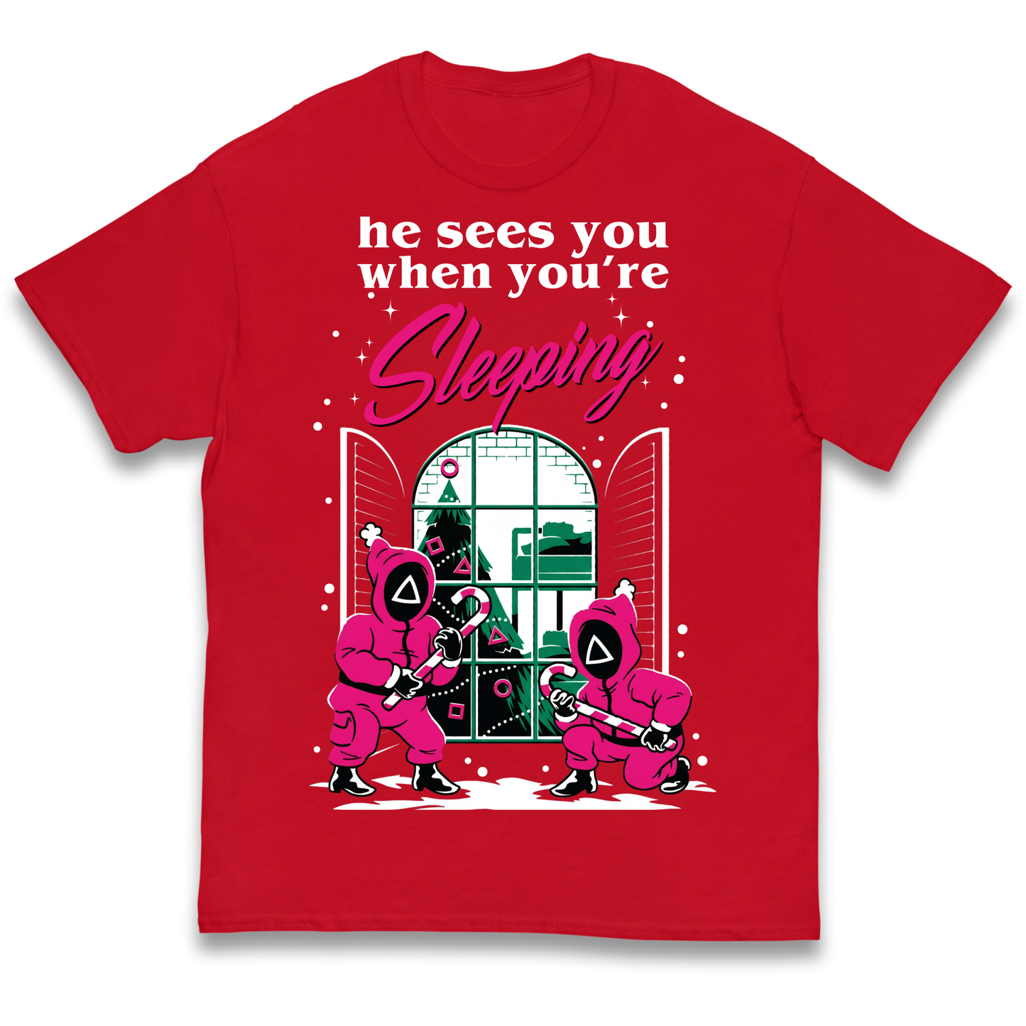 Squid Games Xmas Kids T Shirt