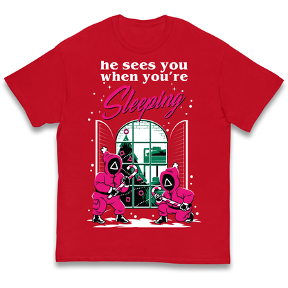 Squid Games Xmas Kids T Shirt